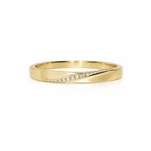 14 Karat Kryds Brillant Ring
