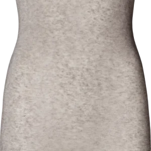 Anis Wool Slip Dress - Light Grey Melange